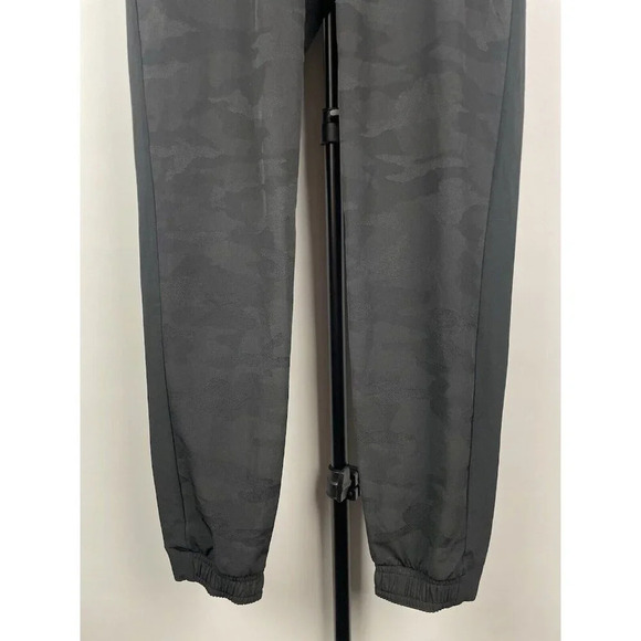 Athleta Women's Black Brooklyn Camo Lux Jacquard Stretch Pull On Jogger Pants 0 - Picture 5 of 8